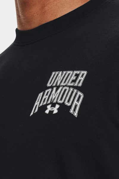 Černá pánská mikina Under Armour s potiskem Crewneck