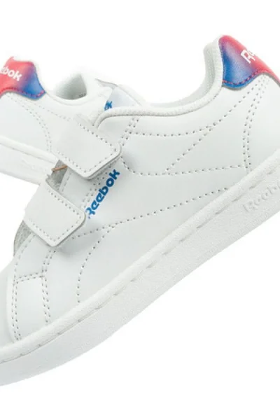 Reebok Dětské boty Royal Jr - Klasické bílé s elastickými pásky