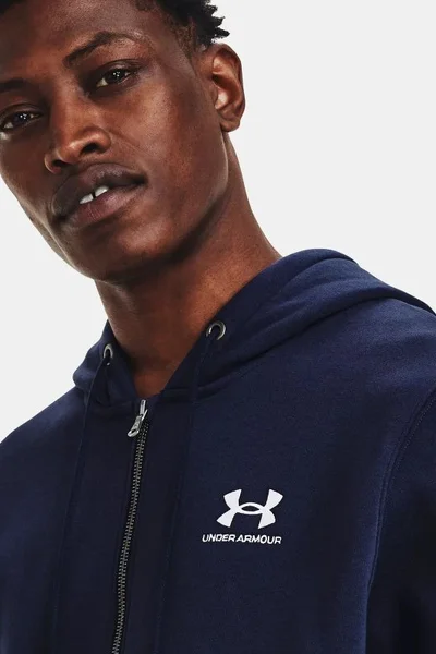 Klasická tmavě modrá pánská mikina s kapucí Under Armour