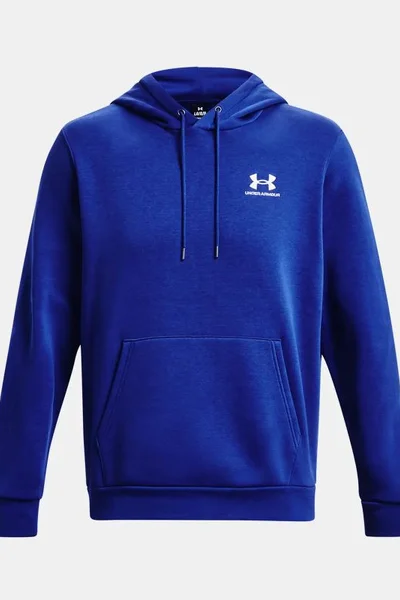 Under Armour pánská mikina s kapucí - klokaní kapsa - modrá