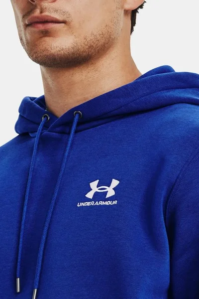 Under Armour pánská mikina s kapucí - klokaní kapsa - modrá