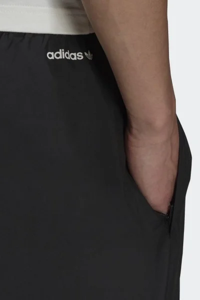 Adidas Originals Symbol pánské černé tepláky s kapsami