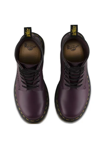 Dr Martens lakované dřeváky fialové