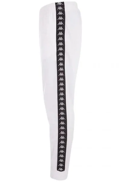 Bílé pánské sportovní kalhoty Kappa Jelge M 310013 11-0601