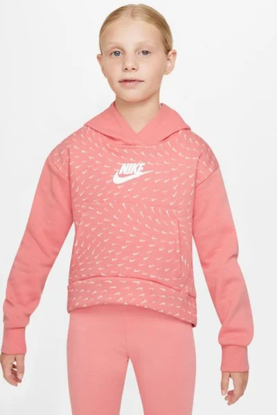 Růžová dětská mikina Nike Sportswear Jr DM8231 603