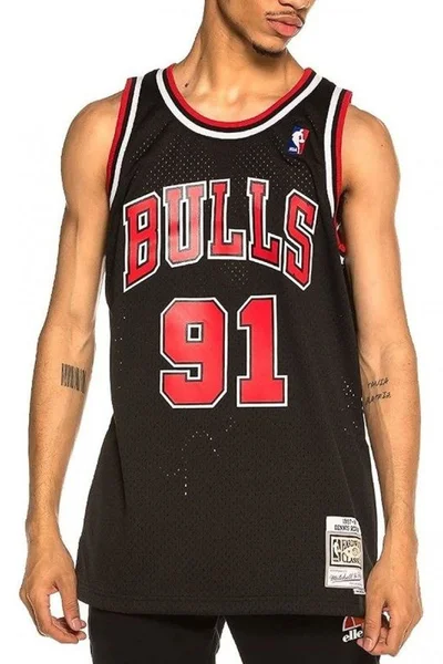 M&N Chicago Bulls Dennis Rodman Pánský Basketbalový Dres Mitchell & Ness