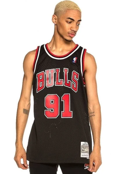 M&N Chicago Bulls Dennis Rodman Pánský Basketbalový Dres Mitchell & Ness