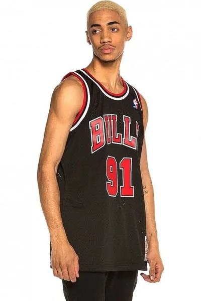 M&N Chicago Bulls Dennis Rodman Pánský Basketbalový Dres Mitchell & Ness