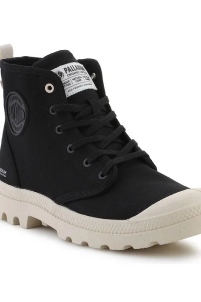 Černé kotníkové boty Palladium Pampa Hi Zip pro ženy