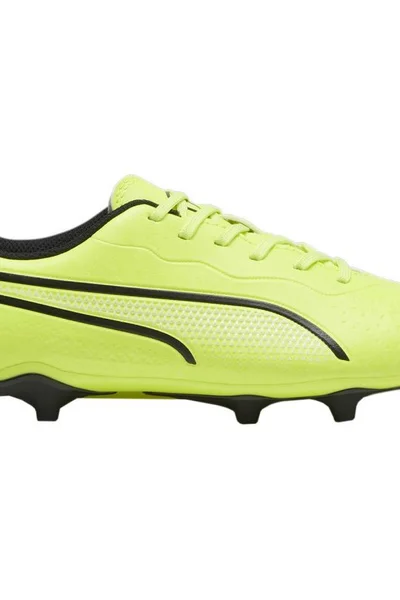 Žluté dětské kopačky Puma King Match FG/AG