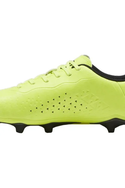 Žluté dětské kopačky Puma King Match FG/AG