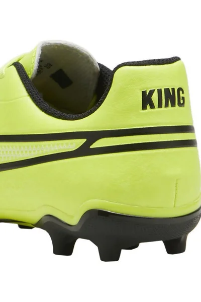 Žluté dětské kopačky Puma King Match FG/AG