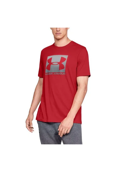 Červené pánské tričko Under Armour Boxed Sportstyle M 1329581-600