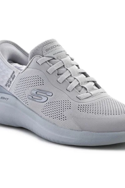 Šedé sportovní boty Skechers Bounder M s Air Cooled Memory Foam