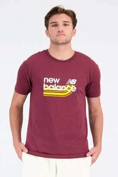 Pánské Kaštanové Tričko New Balance - Sportovní Styl
