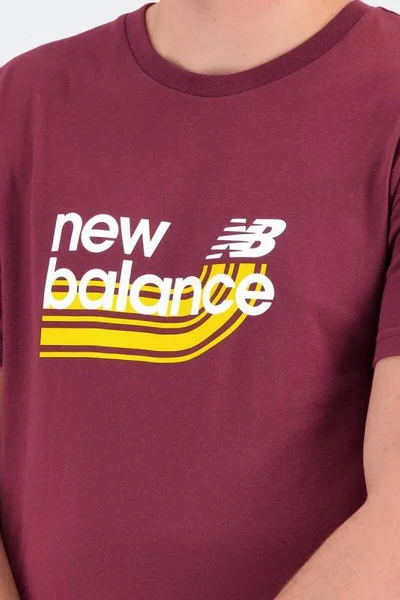 Pánské Kaštanové Tričko New Balance - Sportovní Styl