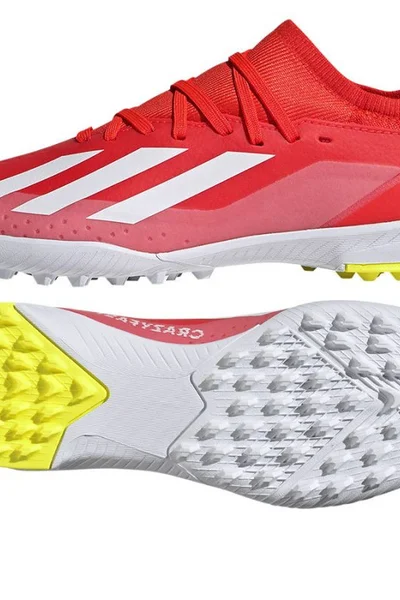 Adidas X Crazyfast League TF Jr červené dětské kopačky