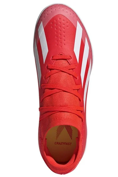 Adidas X Crazyfast League TF Jr červené dětské kopačky