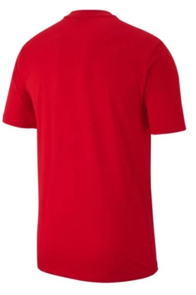 Červené juniorské tričko Nike Y Tee Team Club 19 SS Jr AJ1548 657