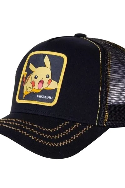 Čepice Capslab Freegun Pokemon Pikachu černá