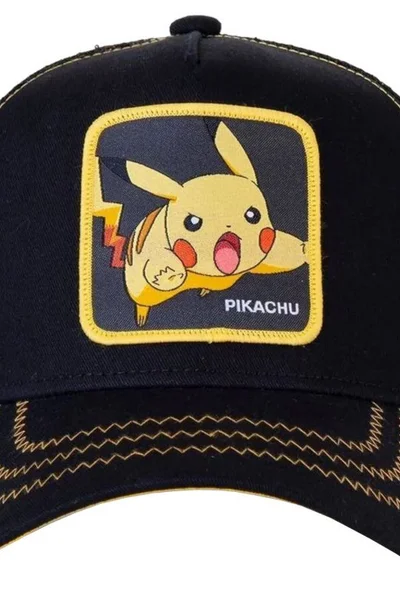 Čepice Capslab Freegun Pokemon Pikachu černá