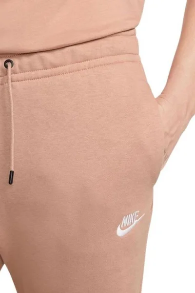 Nike Nsw Essential Flecee Dámské teplákové kalhoty - růžové Nike SPORTSWEAR