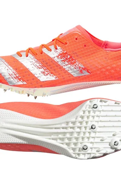 Růžové pánské běžecké boty Adidas Adizero Finesse Spikes M EE4598