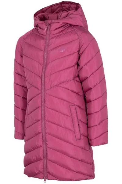 Zimní bunda pro dívky 4F s hydrofobní impregnací