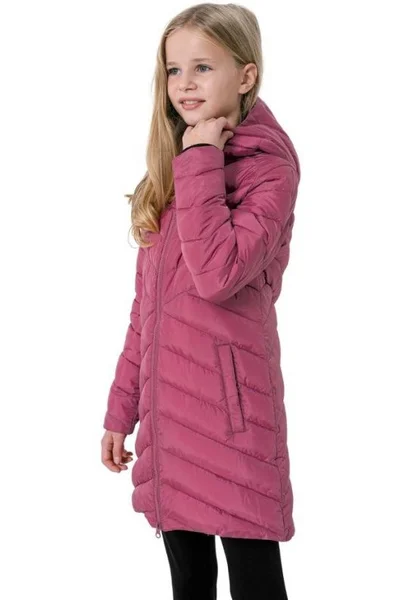 Zimní bunda pro dívky 4F s hydrofobní impregnací
