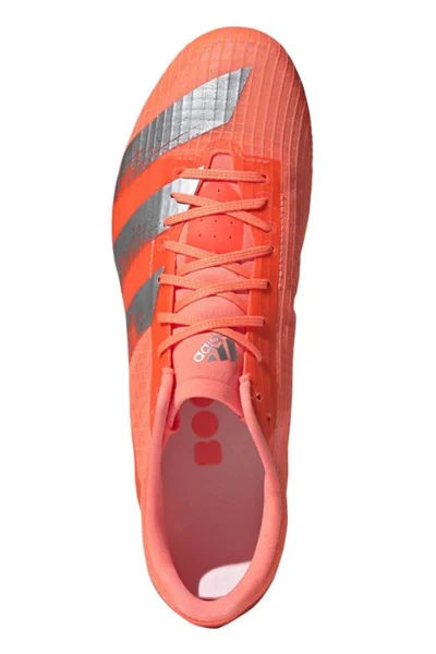 Růžová běžecká obuv pánská Adidas Adizero MD Spikes M EE4605