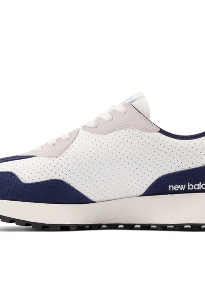 New Balance retro tenisky semiš-textil tm. modrá/bílá