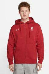 Nike Pánská Mikina - FC Liverpool Flecce - Červená - M