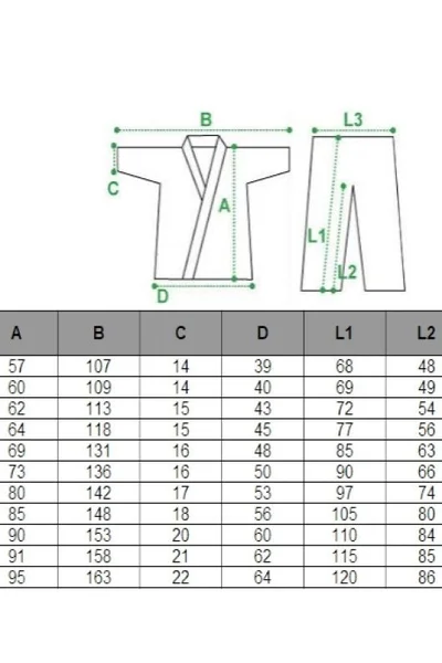 Karate kimono Masters 8 oz - dětské - tradiční střih - 150 cm