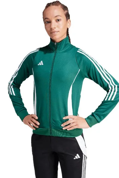 Tréninková dámská mikina adidas Tiro zelená