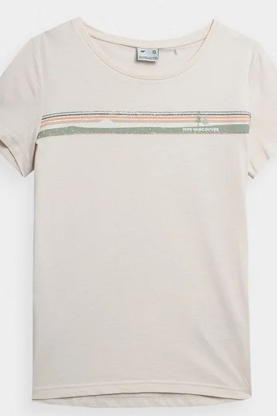 Klasické dámské tričko s krátkým rukávem od značky 4F