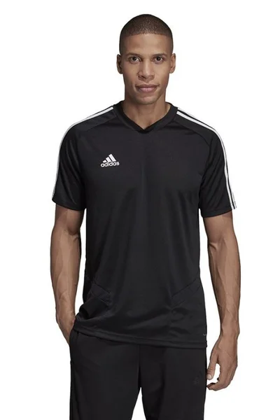 Černé pánské tréninkové tričko Adidas TIRO 19 TR JSY M DT5287