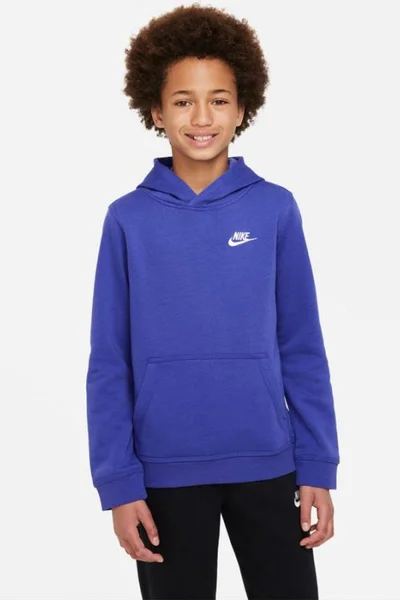 Dětská modrá mikina Nike Sportswear