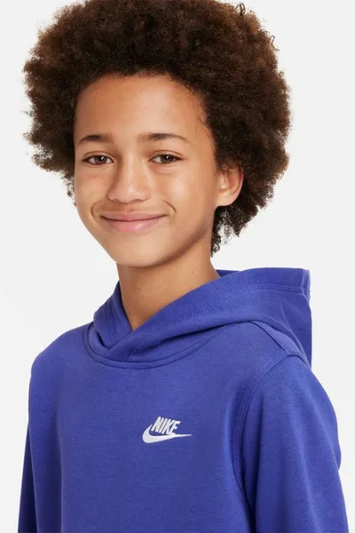 Dětská modrá mikina Nike Sportswear