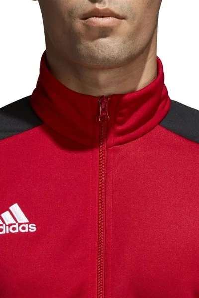 Červená pánská mikina Adidas Regista 18 Pes JKT M CZ8628