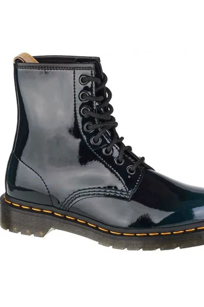 Dr. Martens Dámské Vegan Boty z černého Felix Rub Off syntetiku Dr Martens